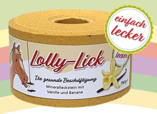 Lolly-Lick, Vanille-Banane, 750g