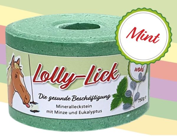 Lolly-Lick, mit Minze + Eukalyptus, 750g