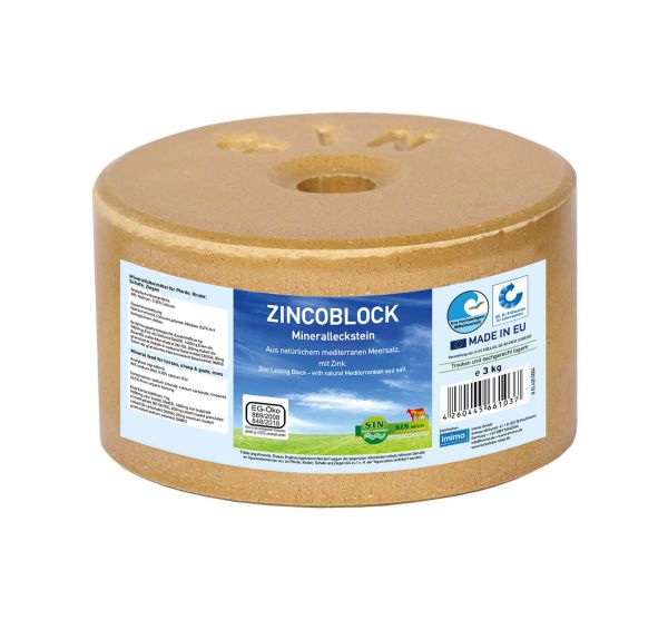 ZINCOBLOCK Mineralleckstein, 3kg